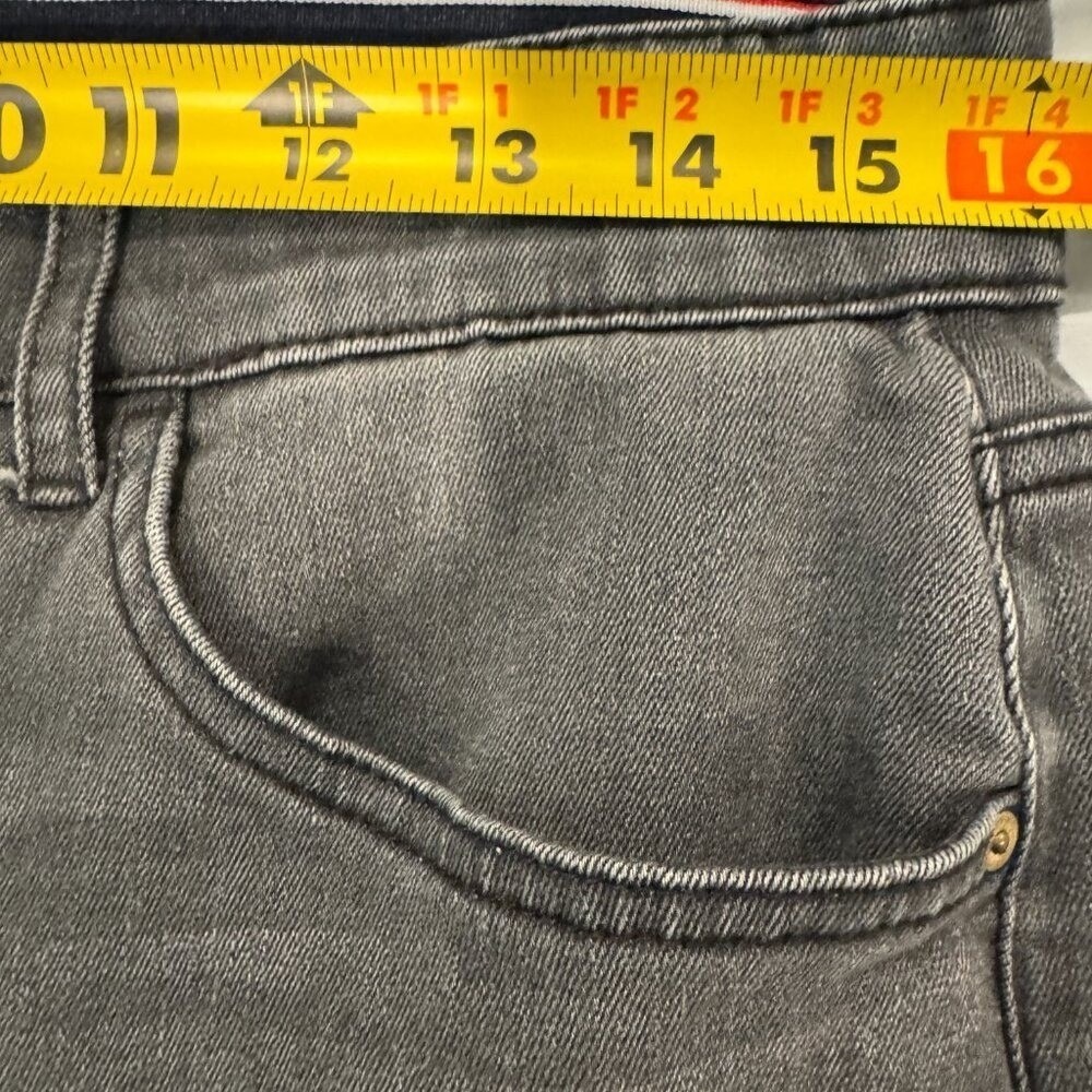 Tommy Hilfiger Women's 12 High Rise Gray Straight Leg Jeans Soft Stretch Denim - Picture 8 of 9
